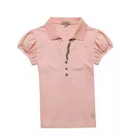 2013 burberry t-shirt mujer populaire coton london v three pink